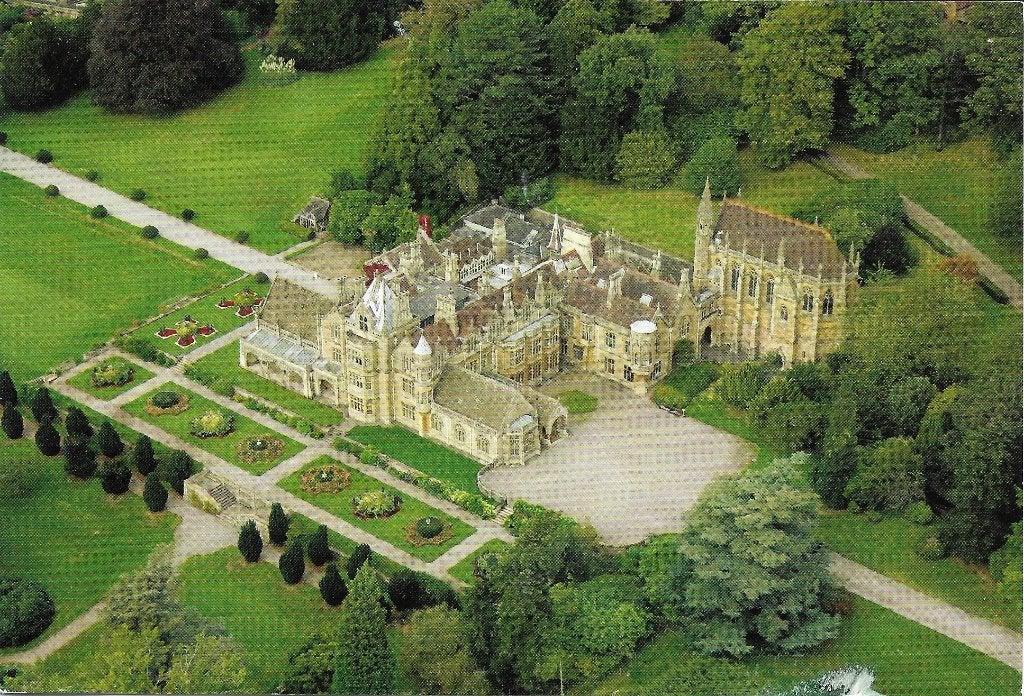 Ansichtkaart  Wraxall (Eng)	Tyntesfield	Luchtfoto House	NT, Verzenden, 1980 tot heden, Buiten Europa