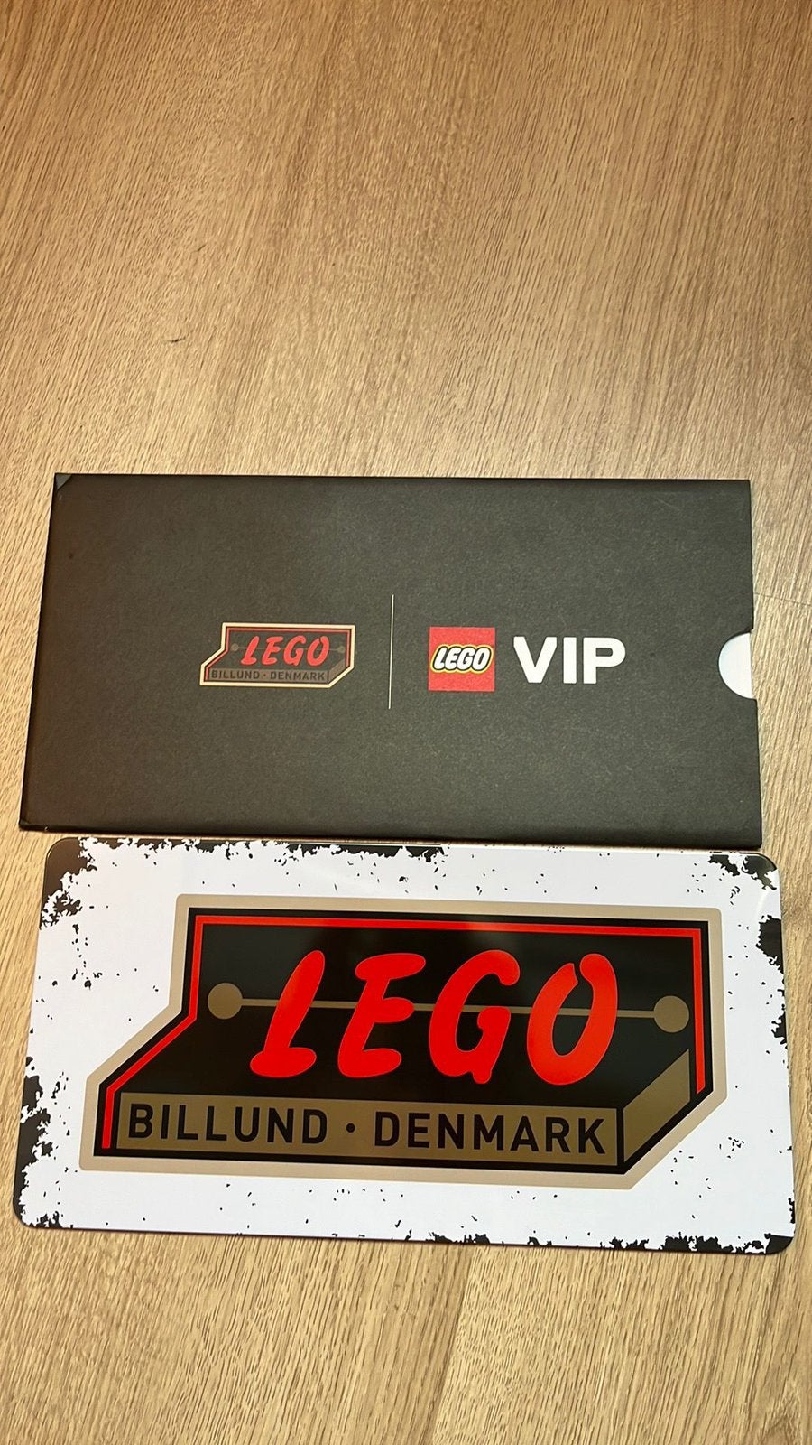 Lego Billund vip metalen bord, Ophalen of Verzenden, Nieuw