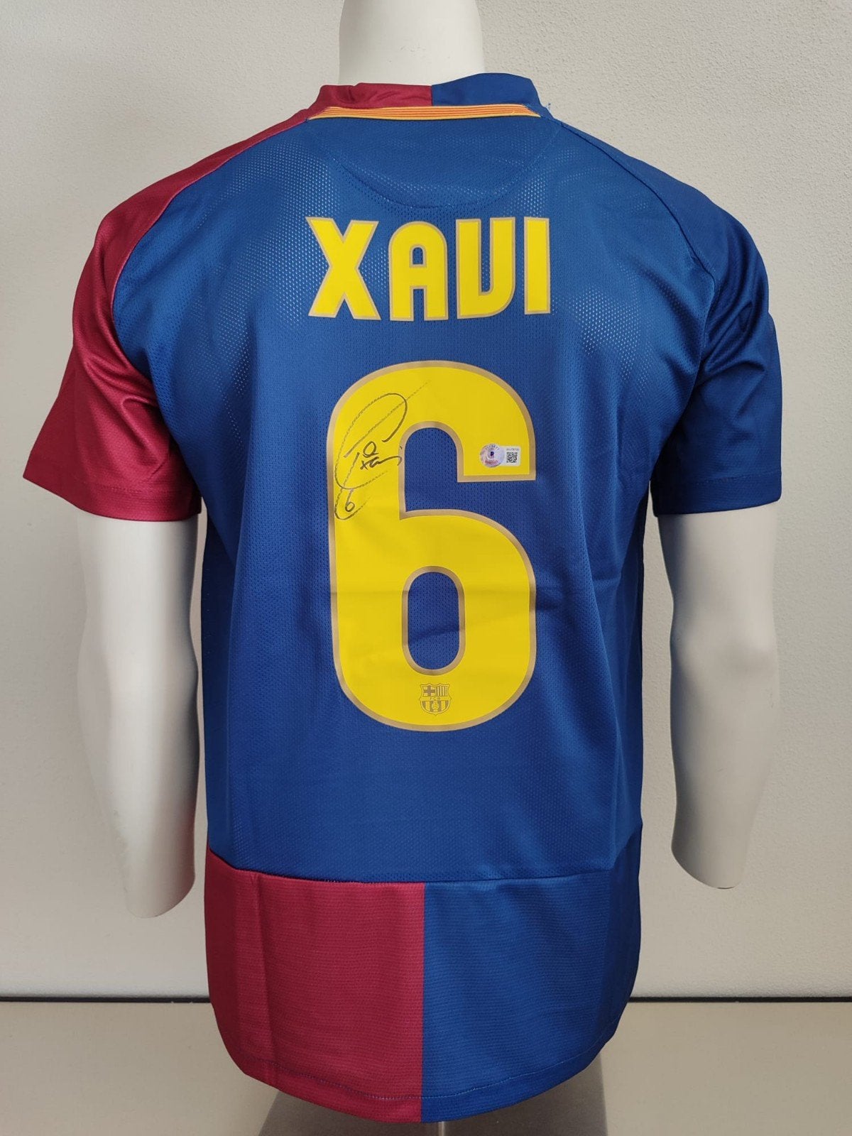 Gesigneerd Barcelona shirt door Xavi Hernandez met Beckett, Ophalen of Verzenden, Nieuw, Buitenlandse clubs, Shirt