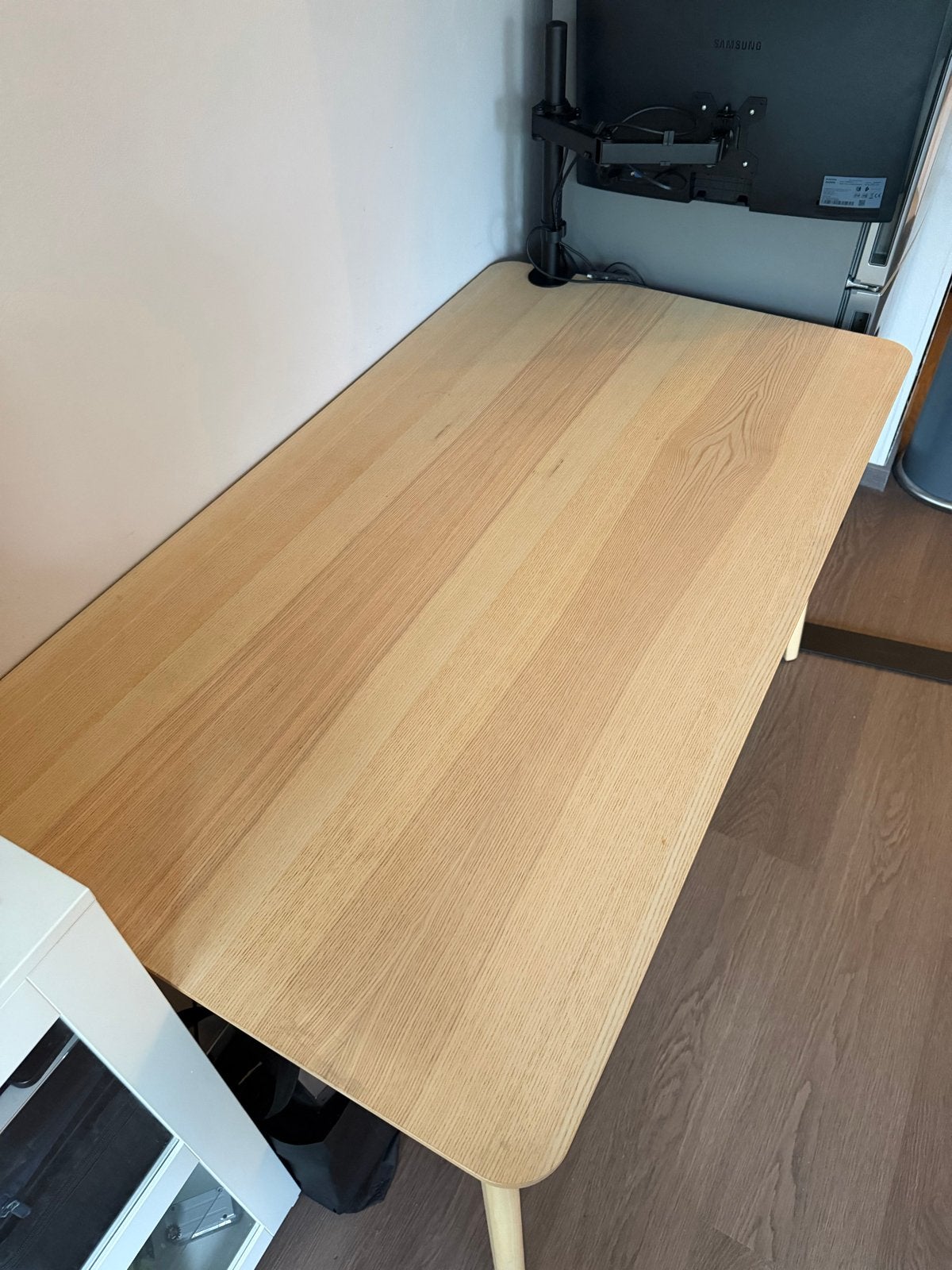 IKEA Lisabo Keukentafel - Modern en Stijlvol, Ophalen, 100 tot 150 cm, Eikenhout, 50 tot 100 cm