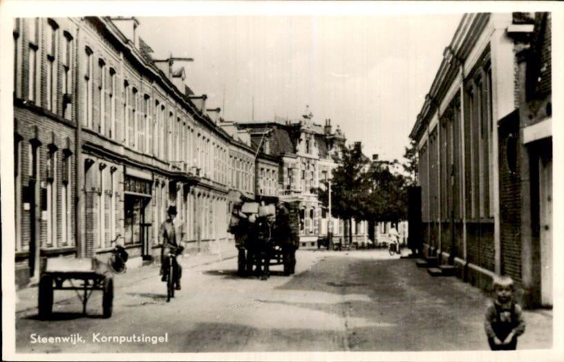 Steenwijk - Kornputsingel, Ophalen of Verzenden, 1940 tot 1960, Ongelopen, Overijssel