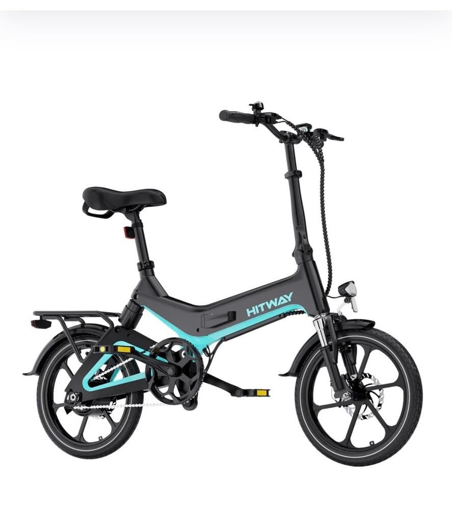 Hitway BK6 opvouwbare elektrische fiets, Fietsen en Brommers, Fietsen | Vouwfietsen, Ophalen of Verzenden, Zo goed als nieuw, 20 inch of meer