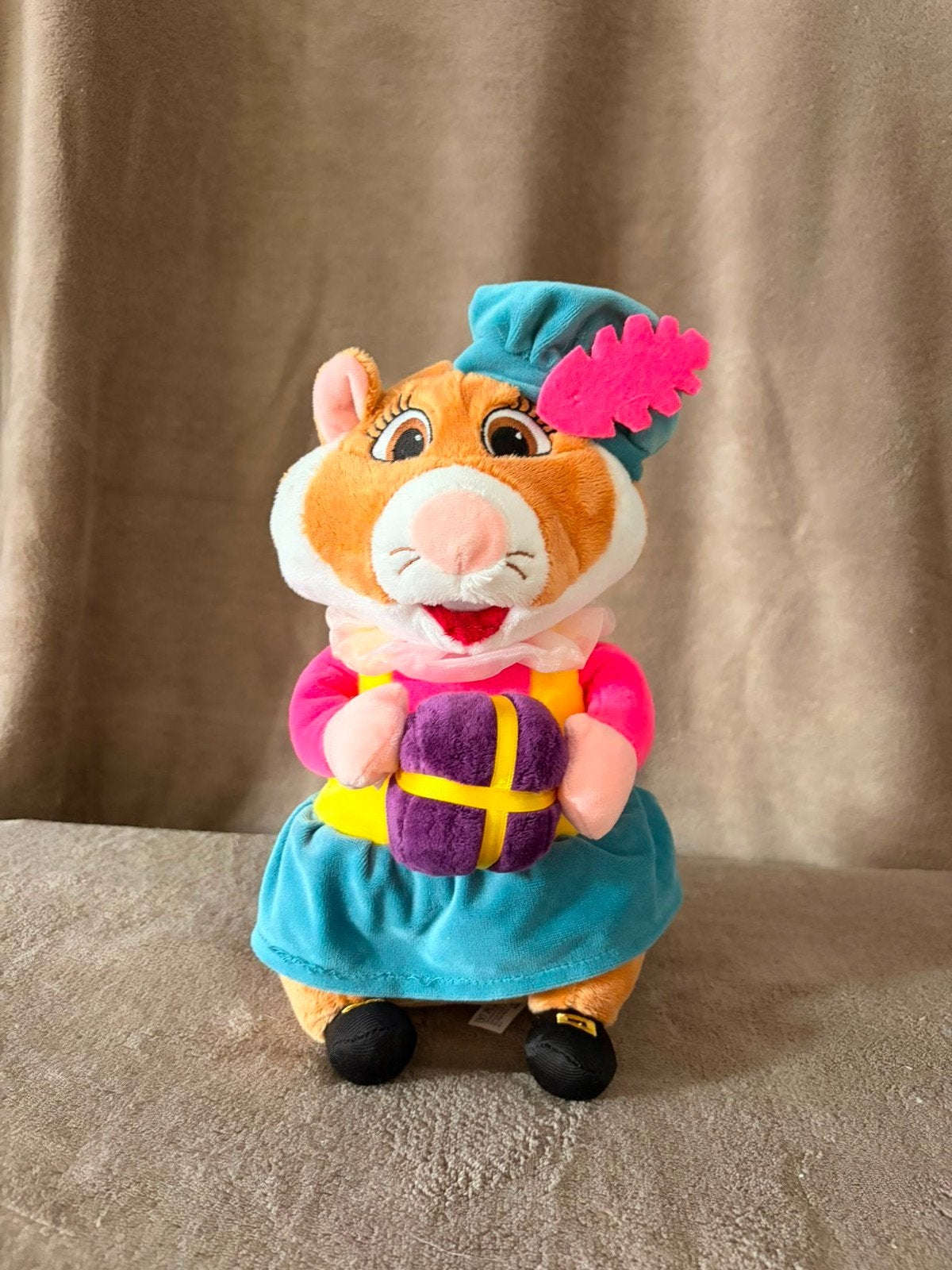 Leuke Hamster Knuffel met Cadeautje - Zo goed als nieuw, Oranje, Overige merken, Overige karakters, Hamster
