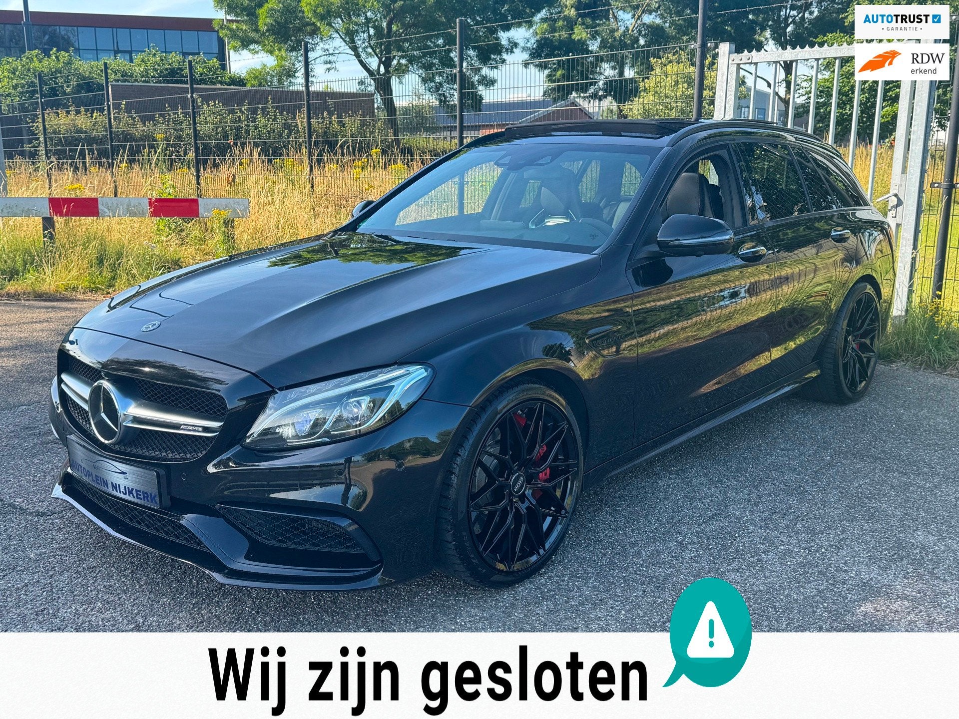 Mercedes-Benz C-klasse Estate AMG C63 S Edition 1 C63s Schaa, Auto's, Mercedes-Benz, Automaat, Achterwielaandrijving, Gebruikt