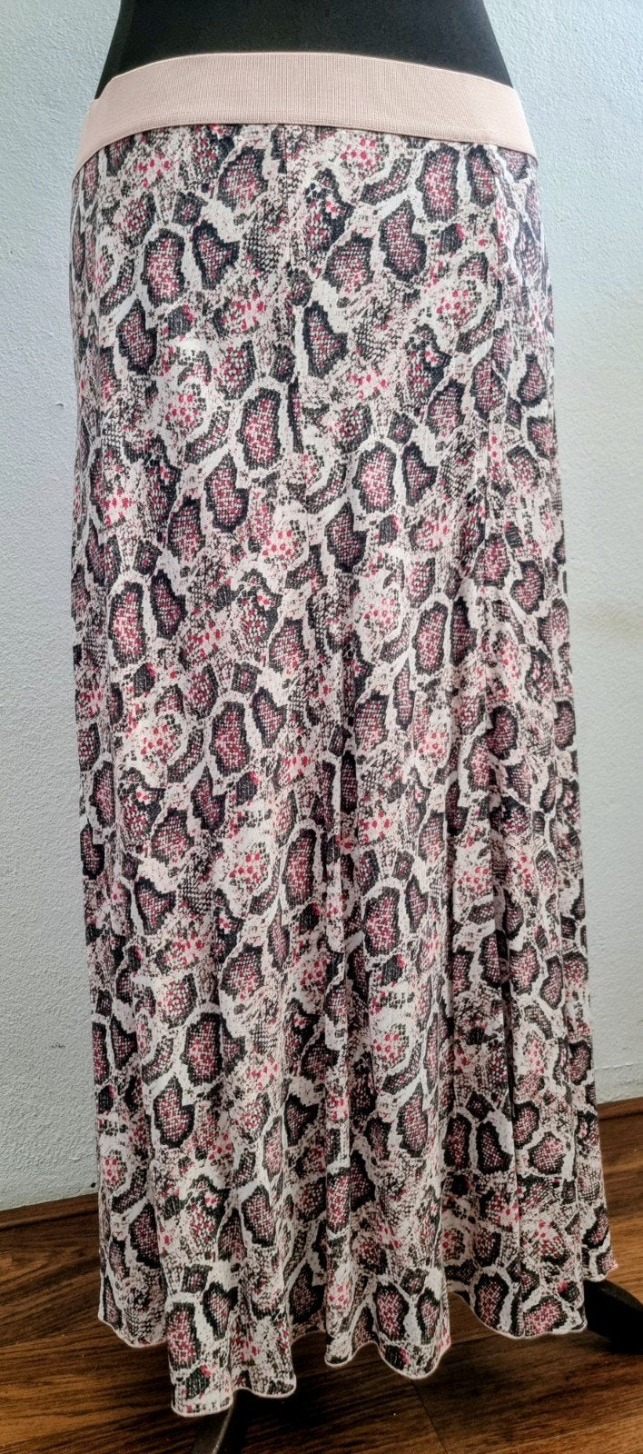 Marc Aurel Stretch Rok 40 Nieuw Roze Slangenprint WP14o, Maat 38/40 (M), Marc Aurel, Nieuw, Ophalen of Verzenden