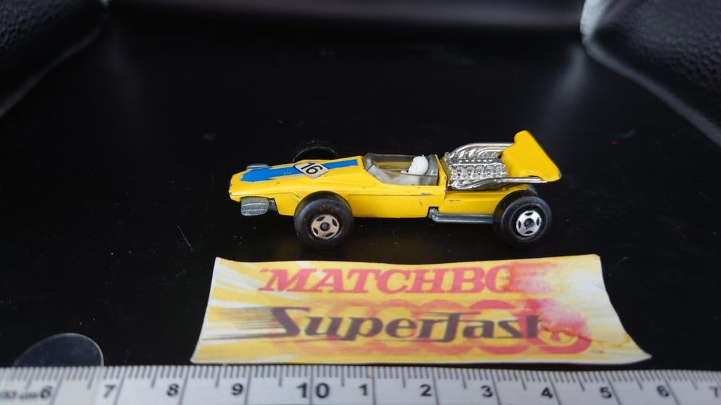 Matchbox Lesney Superfast nr.34 Formule 1 Racewagen, Ophalen of Verzenden, Gebruikt, Auto, Matchbox