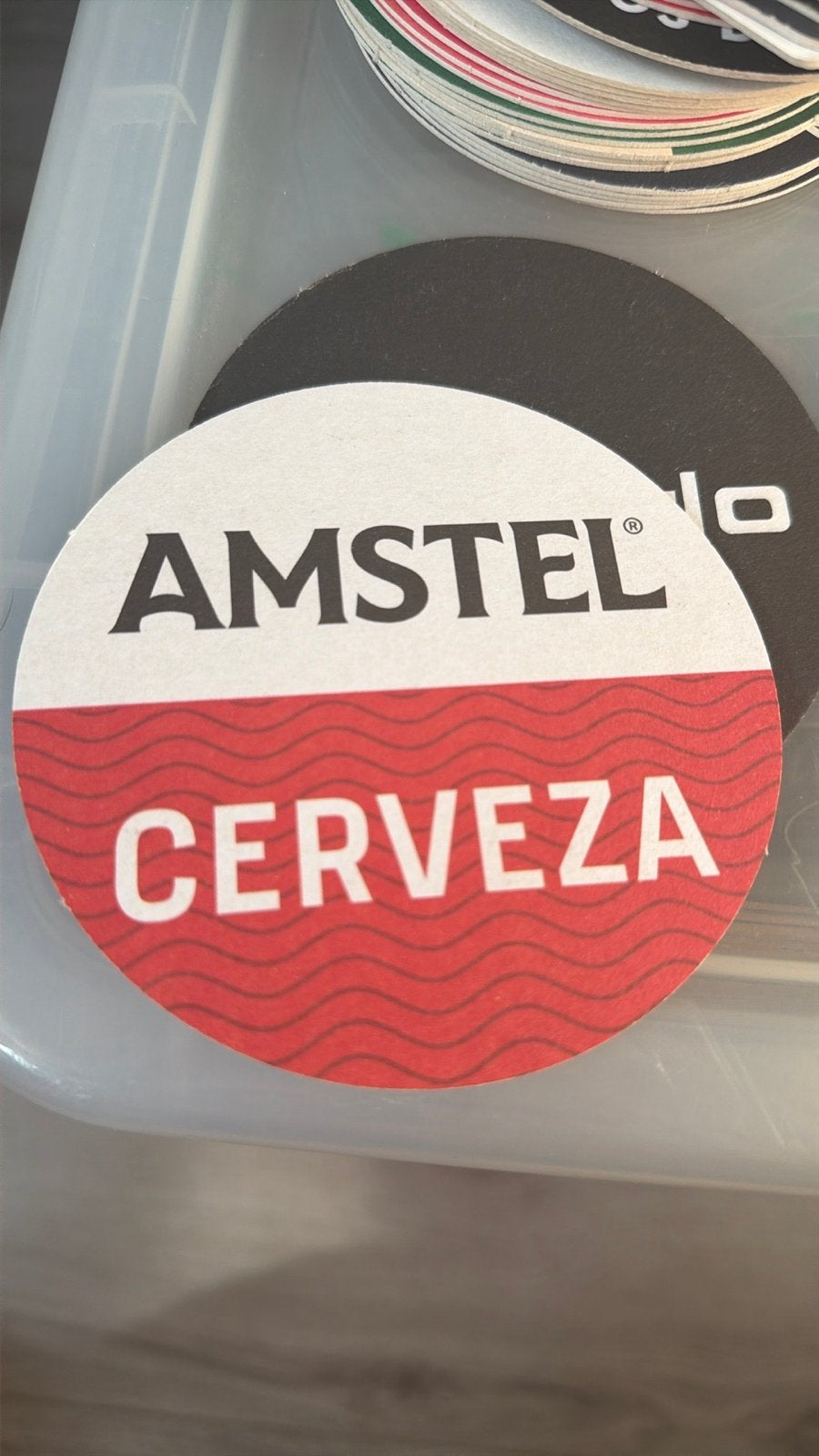 Bierviltje Amstel en Bolle Jantje - Diverse Collectie, Ophalen of Verzenden, Gebruikt