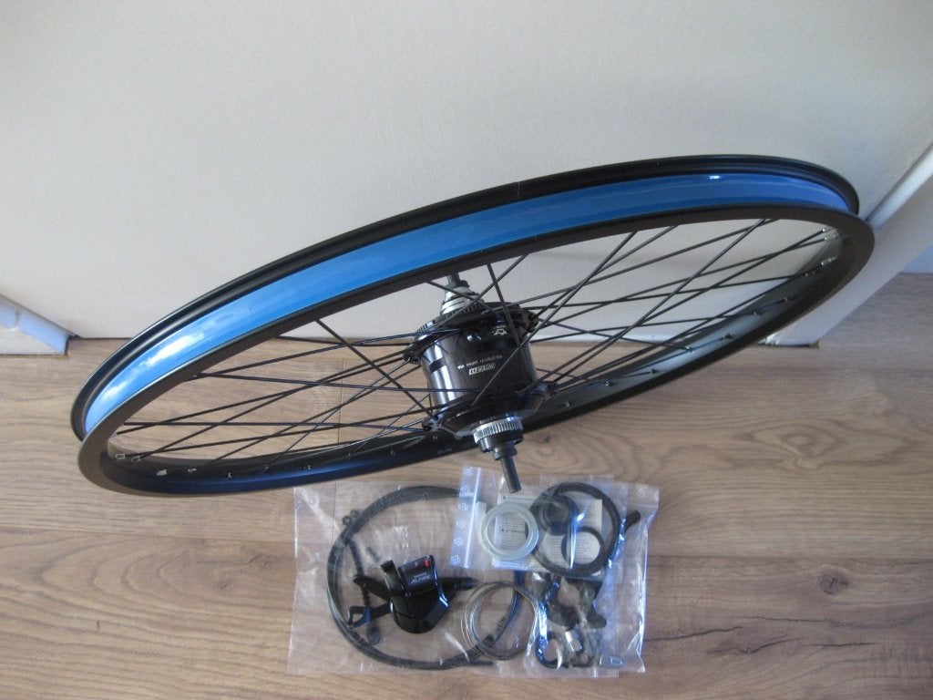 Achterwiel Bullitt, 26 inch, Alfine 11, handgespaakt NIEUW!, Bakfiets, Nieuw, Aluminium, Shimano