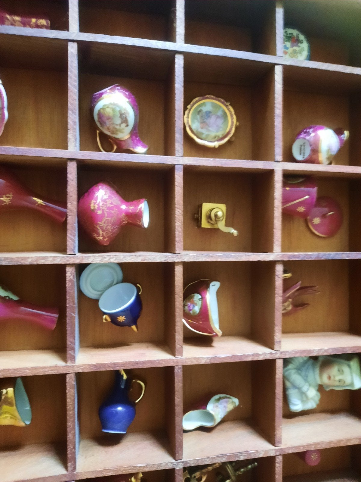 Limoges, messing en swarofski miniaturen., Ophalen