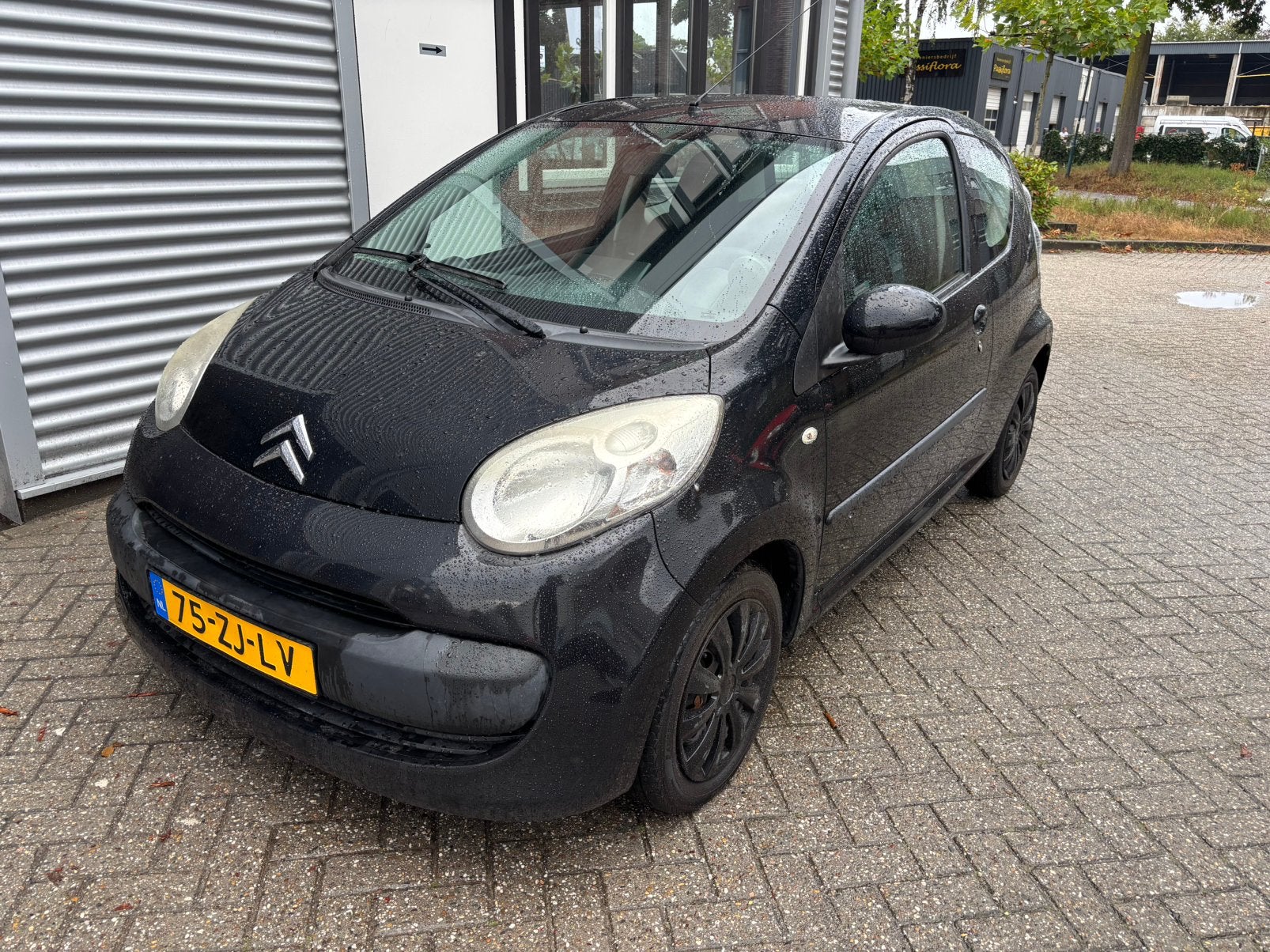 Citroën C1 1.0 3-DRS 2008, Zwart, Airco, Groot scherm, Voorwielaandrijving, 4 stoelen, C1, Origineel Nederlands
