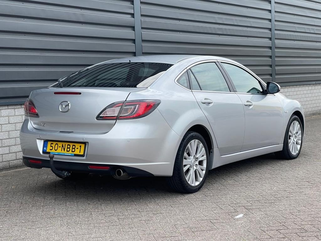 Mazda 6 2.0 CiTD Business Navi, style edition, Auto's, 1998 cc, Stof, Gebruikt, Zwart
