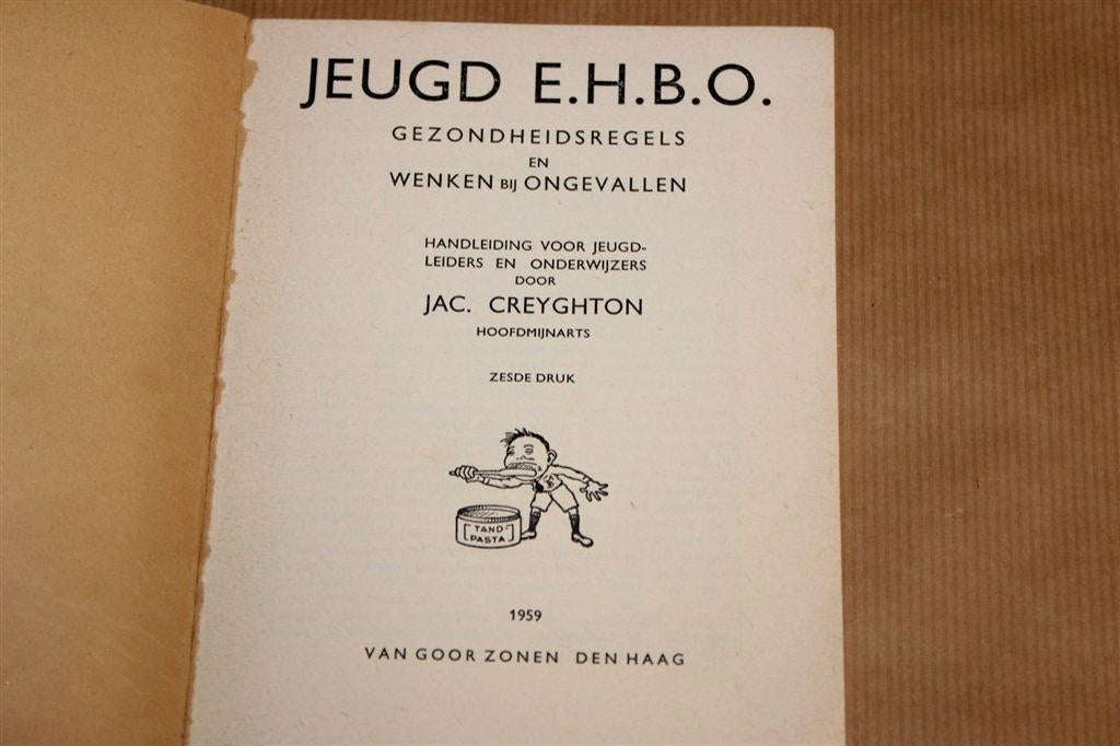 Jeugd E.H.B.O. — Handleiding [Vintage 1959], Ophalen of Verzenden, Gelezen