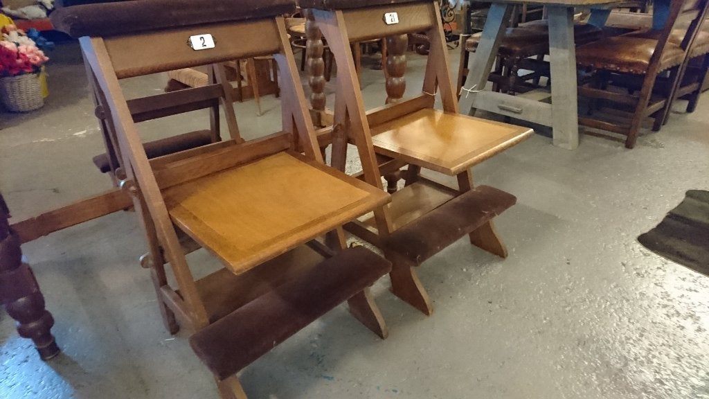 Antieke stoelen uit een kerk erg mooie kwaliteit & origineel, Ophalen