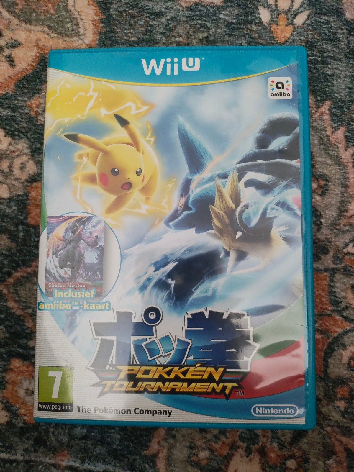 Pokkén Tournament Wii U+ Shadow Mewtwo amiibo kaart (sealed), Ophalen of Verzenden