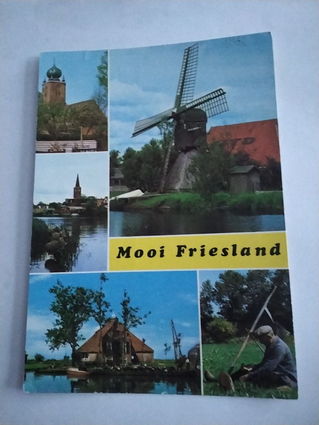 Oude ansichtkaart 'Mooi Friesland' - Gelopen, Ophalen of Verzenden