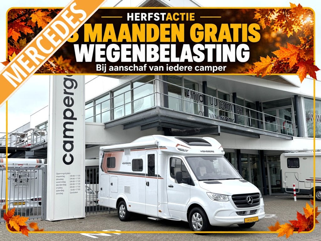 Weinsberg CaraLoft 640 MERCEDES AUTOMAAT ENKELEBEDDEN HEFBED, Caravans en Kamperen, Automaat, Weinsberg, 6 tot 7 meter, Bedrijf