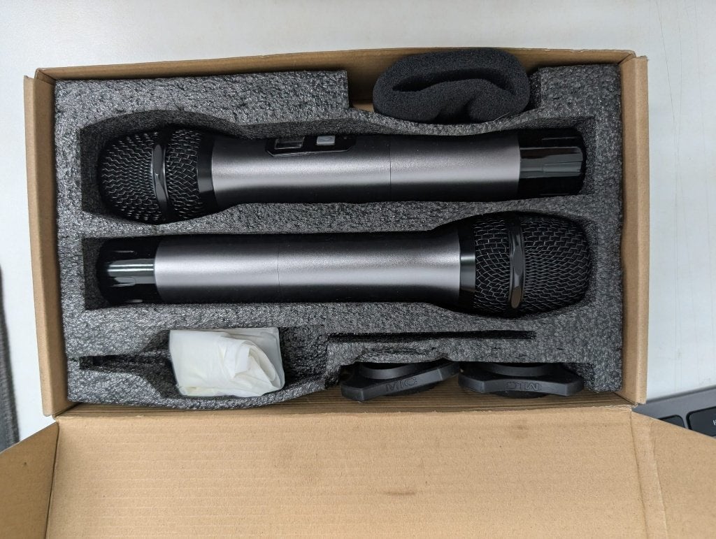 2x TONOR TW-630 Draadloze Microfoon Nieuw in Doos, Ophalen of Verzenden, Nieuw, Zangmicrofoon, Draadloos
