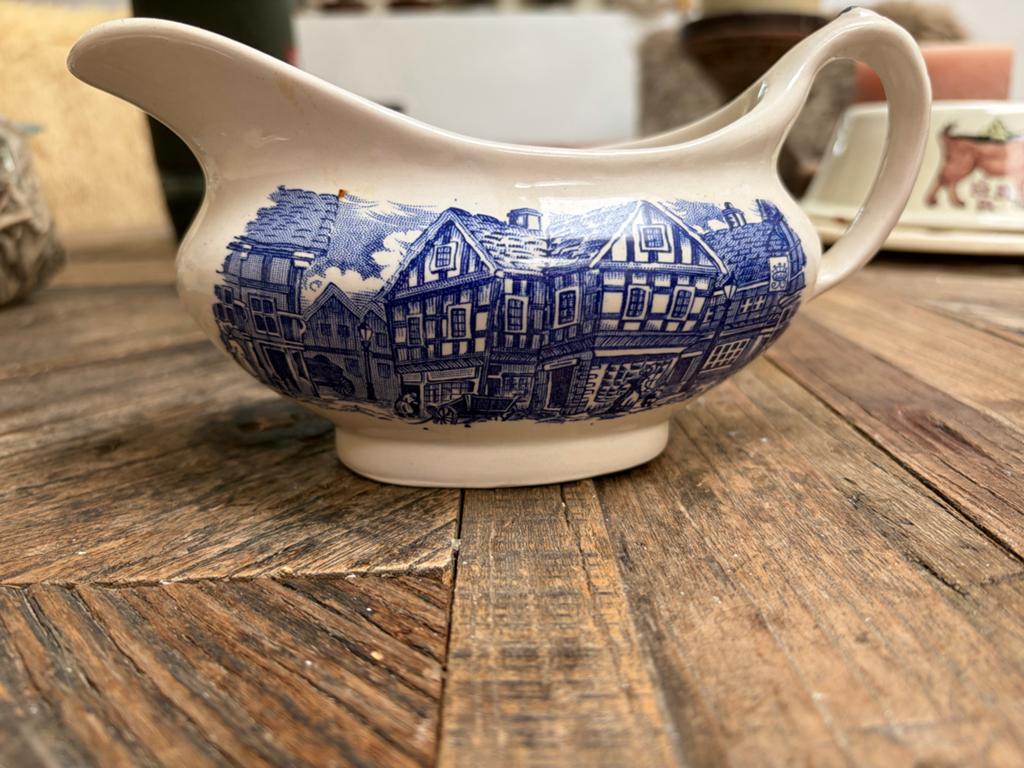 Antieke juskom Dickens Series Engelse Ironstone, Ophalen of Verzenden