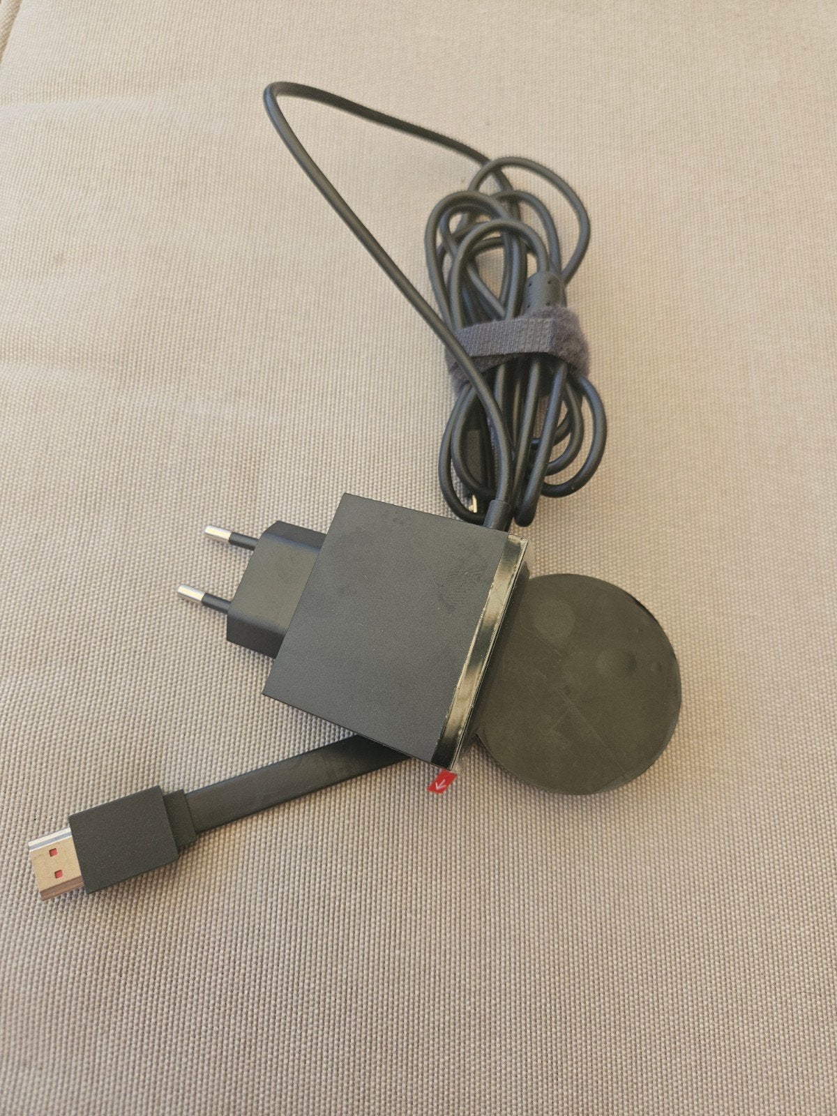 Google Chromecast Ultra met originele adapter, Audio, Tv en Foto, Mediaspelers, Ophalen of Verzenden, Gebruikt, HDMI, Zonder harde schijf