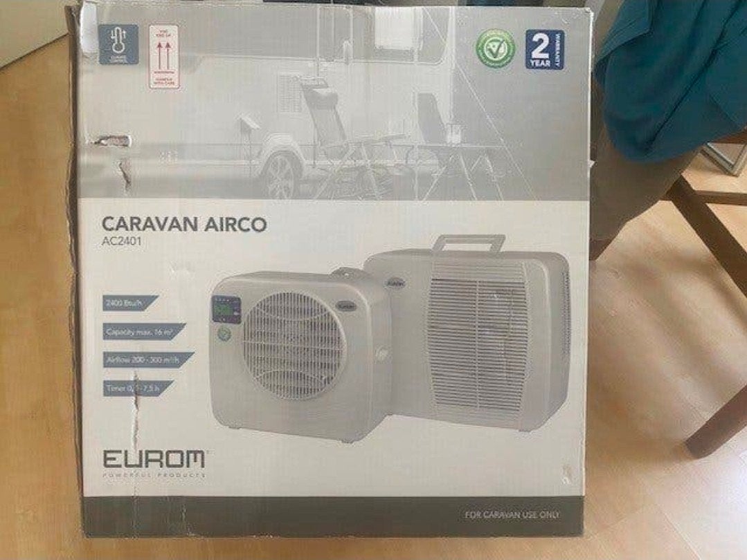 Eurom AC2401 Caravan Airco - Split Unit, Ophalen