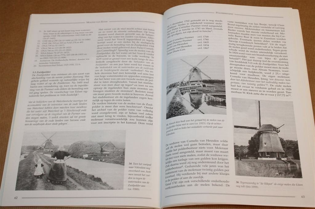Molens van Edam — Historie & Overzicht Edam Opl. 1000, Boeken, Ophalen of Verzenden, Gelezen