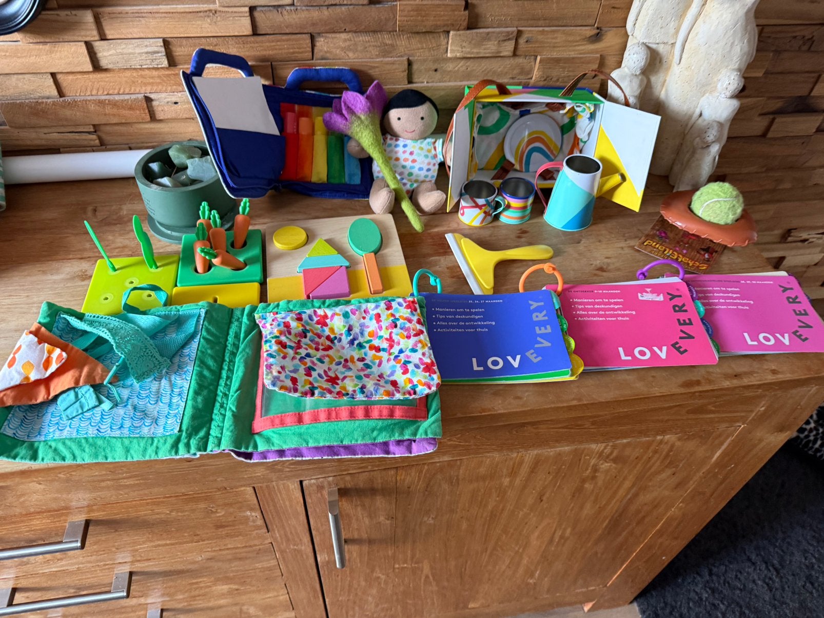 lovevery set, Kinderen en Baby's, Ophalen of Verzenden, Gebruikt, Jongen of Meisje
