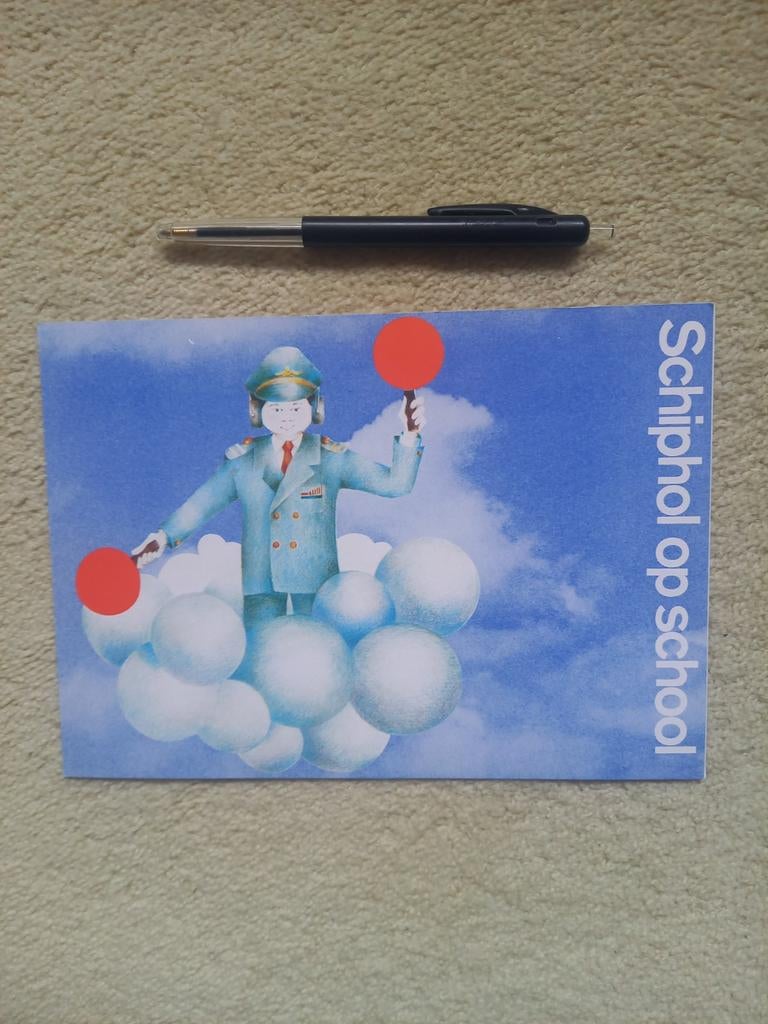 oude brochure SCHIPHOL OP SCHOOL, Verzenden, Boek of Tijdschrift