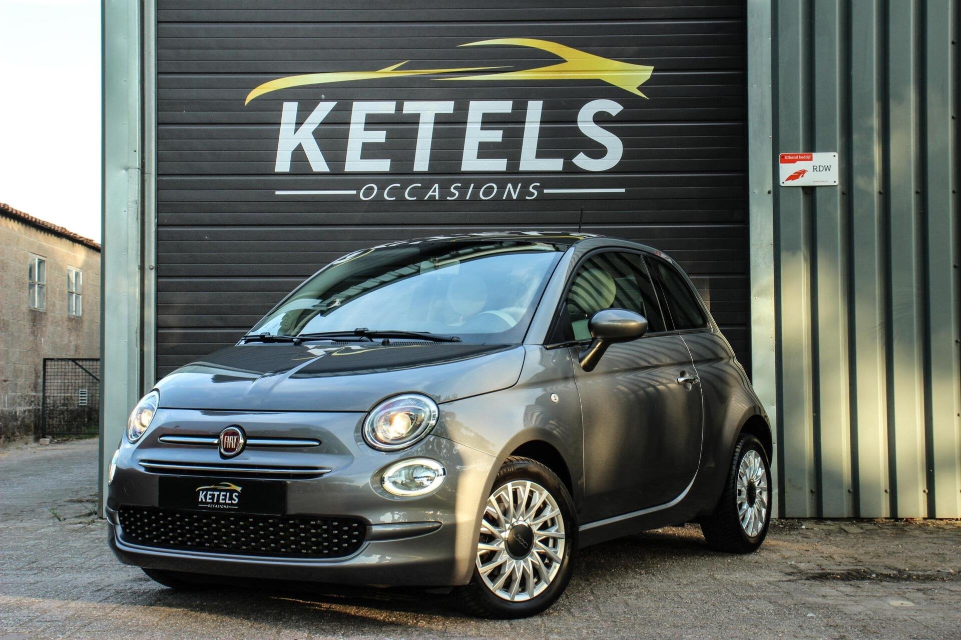 Fiat 500 1.2 Lounge Panoramadak, Cruise Control, Auto's, Fiat, Voorwielaandrijving, Gebruikt, 1242 cc, 4 cilinders