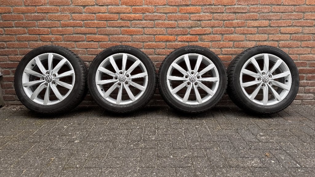 Originele velgen 17 inch VW Golf Dijon geen stoeprandschade!, Auto-onderdelen, Ophalen, Gebruikt, Velg(en), 17 inch