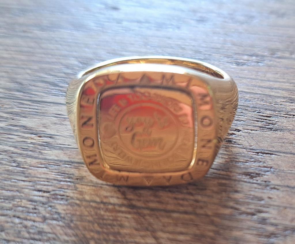 Mi moneda Zegelring met verwisselbare plaatjes, Ophalen of Verzenden, Zo goed als nieuw, 17 tot 18, Dame of Heer