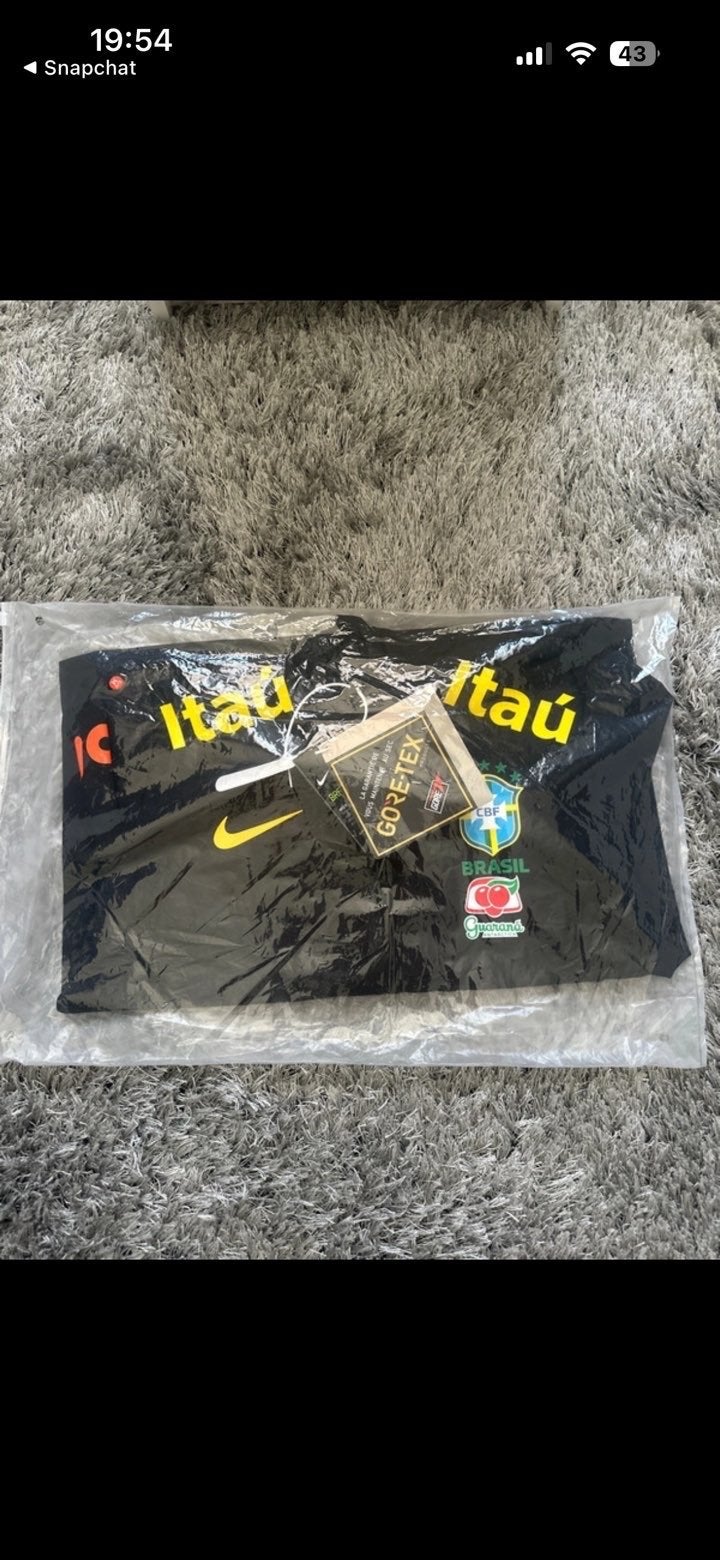 Nike Brazilië Gore-Tex Windbreaker Zwart Maat S Nieuw, Ophalen of Verzenden, Nieuw, Maat 46 (S) of kleiner, Zwart