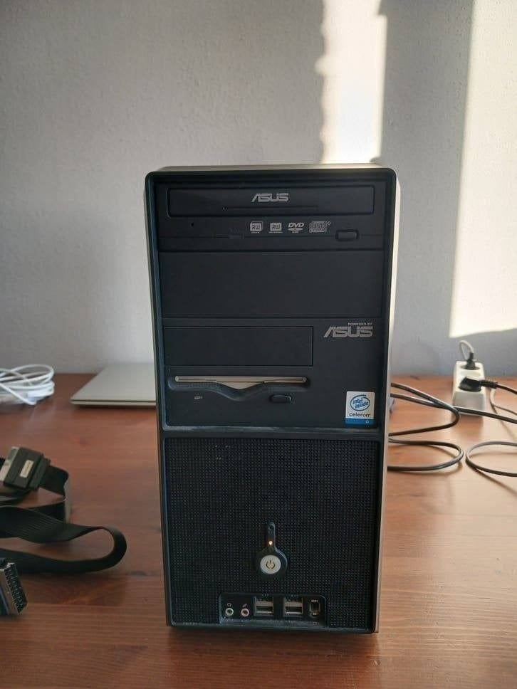 ASUS desktop PC – Intel Celeron – retro/klassieke computer, Ophalen, Gebruikt, HDD, Minder dan 2 Ghz