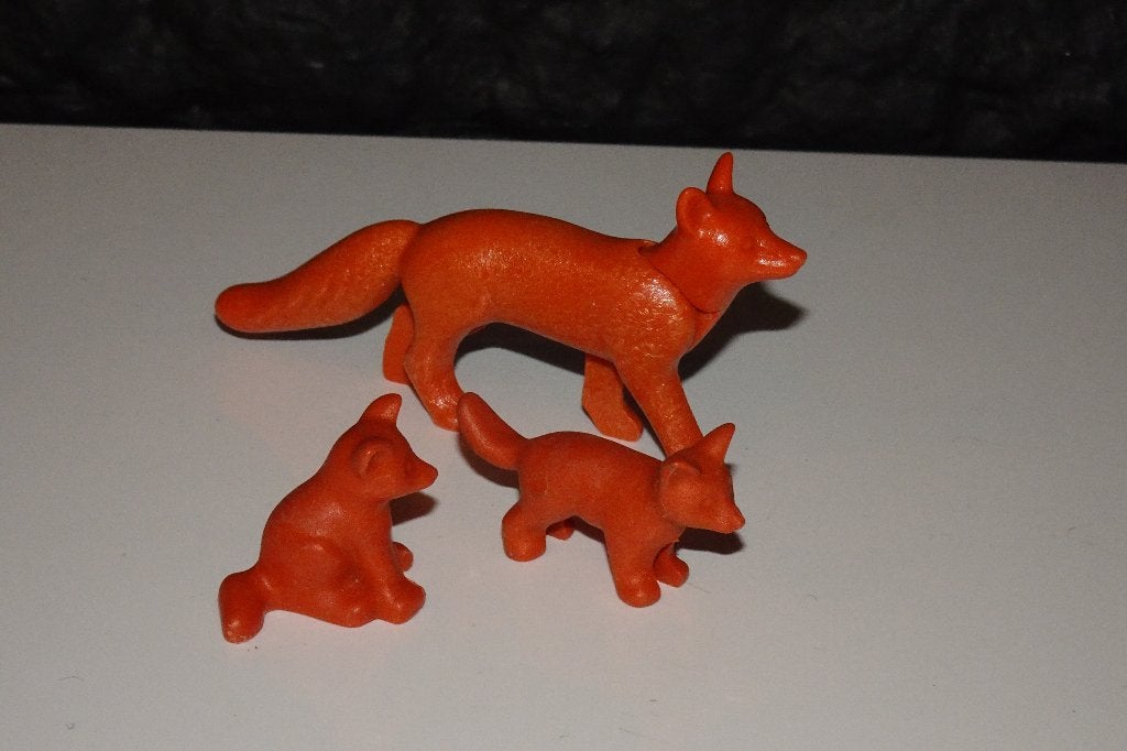 13 - Dieren vossen (6 sets), Ophalen of Verzenden, Gebruikt
