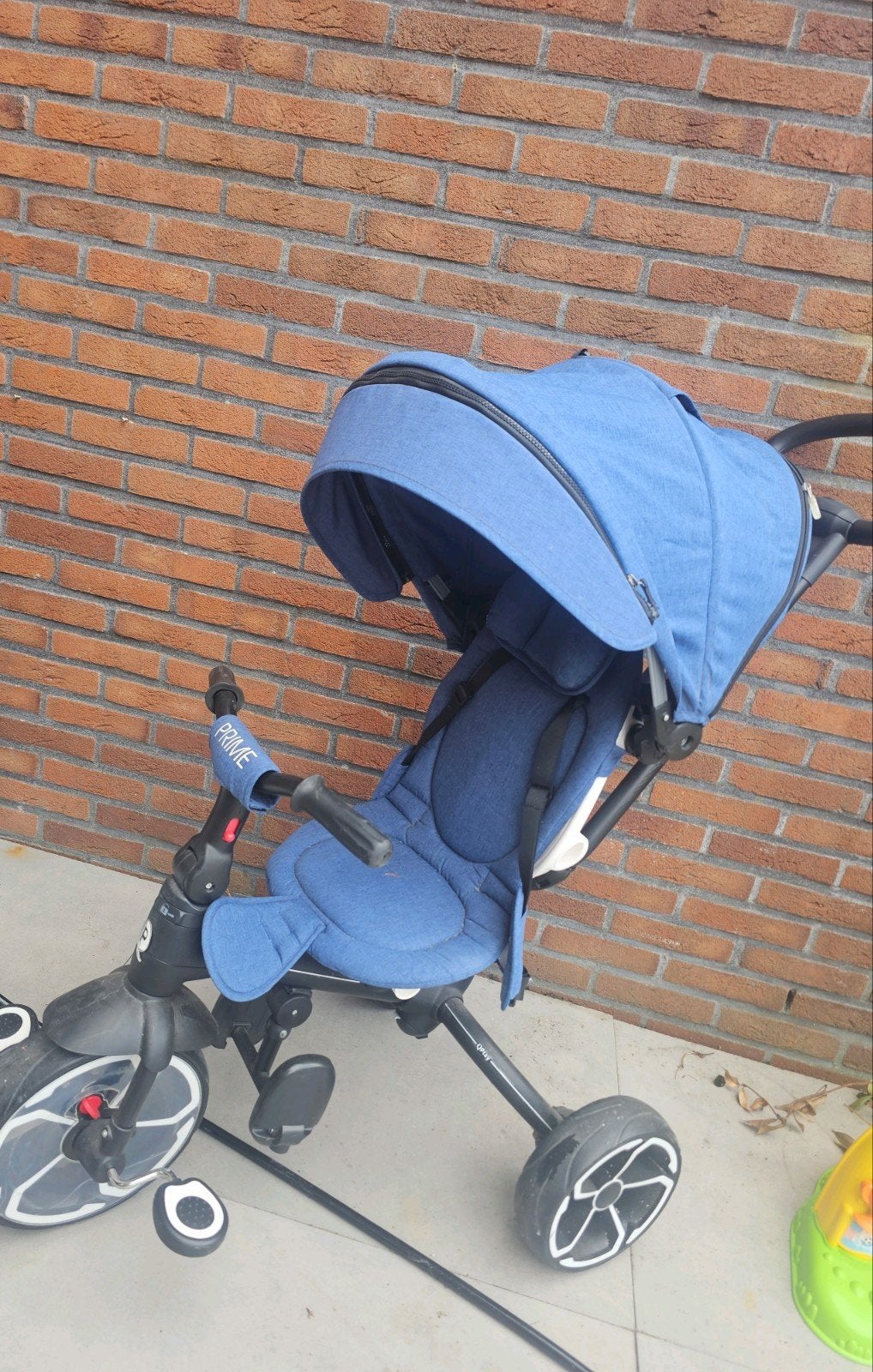 Qplay Prime blauw, Kinderen en Baby's, Buggy's, Ophalen of Verzenden, Zo goed als nieuw, Overige merken, Verstelbare rugleuning