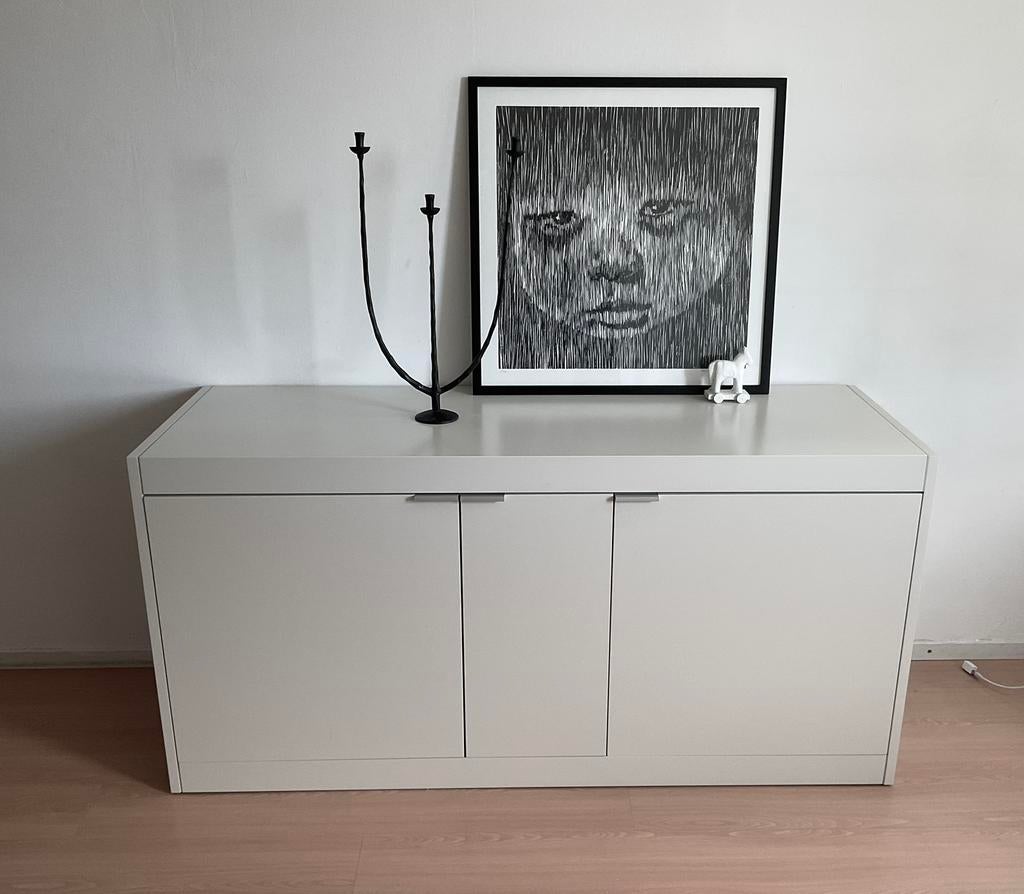 Prachtige witte Pastoe kast L-serie., Ophalen, 150 tot 200 cm, Zo goed als nieuw, Dutch Design