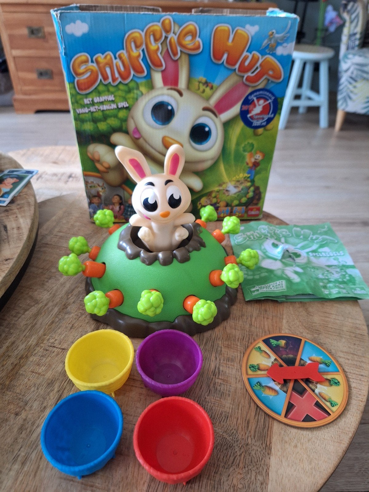 Snuffie Hup spel, Drie of vier spelers, Ophalen of Verzenden, Zo goed als nieuw, Goliath