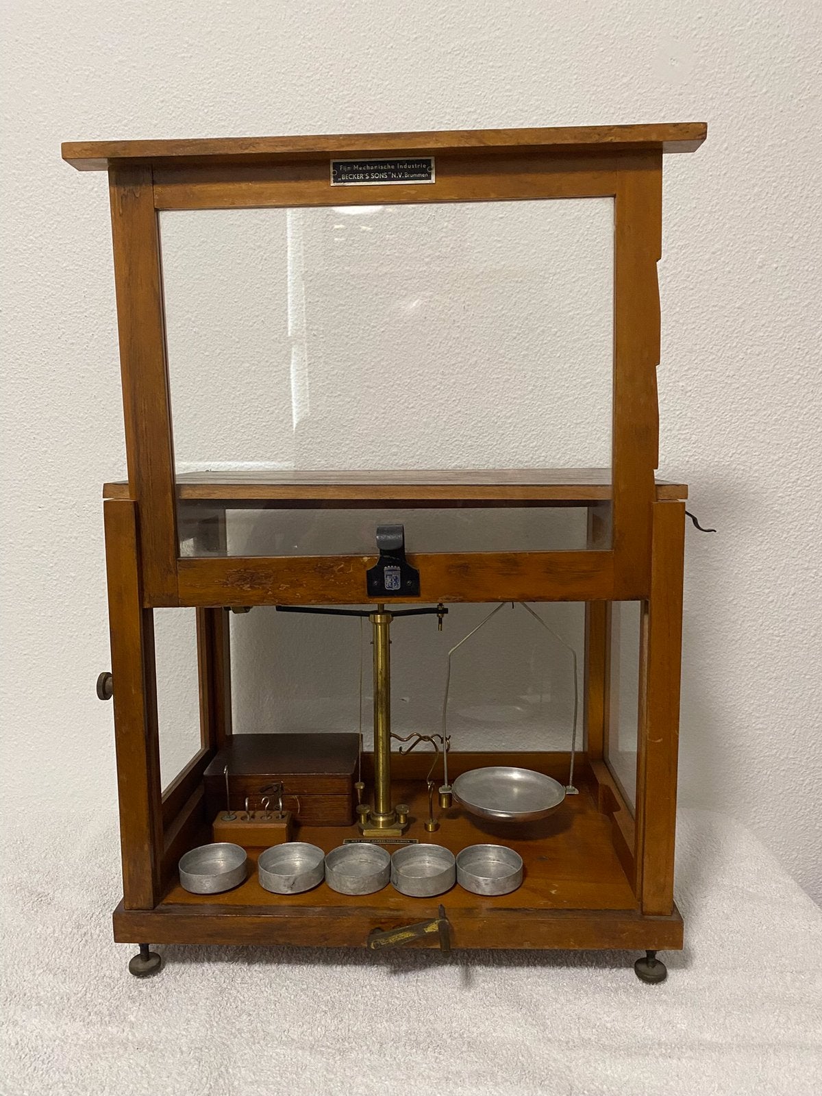 Weegschaal apothekersweegschaal, uniek!, Ophalen