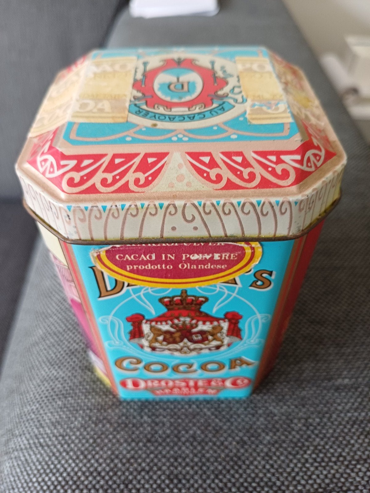 Vintage blik Droste cacao verzameling, Ophalen of Verzenden, Gebruikt, Overige, Droste