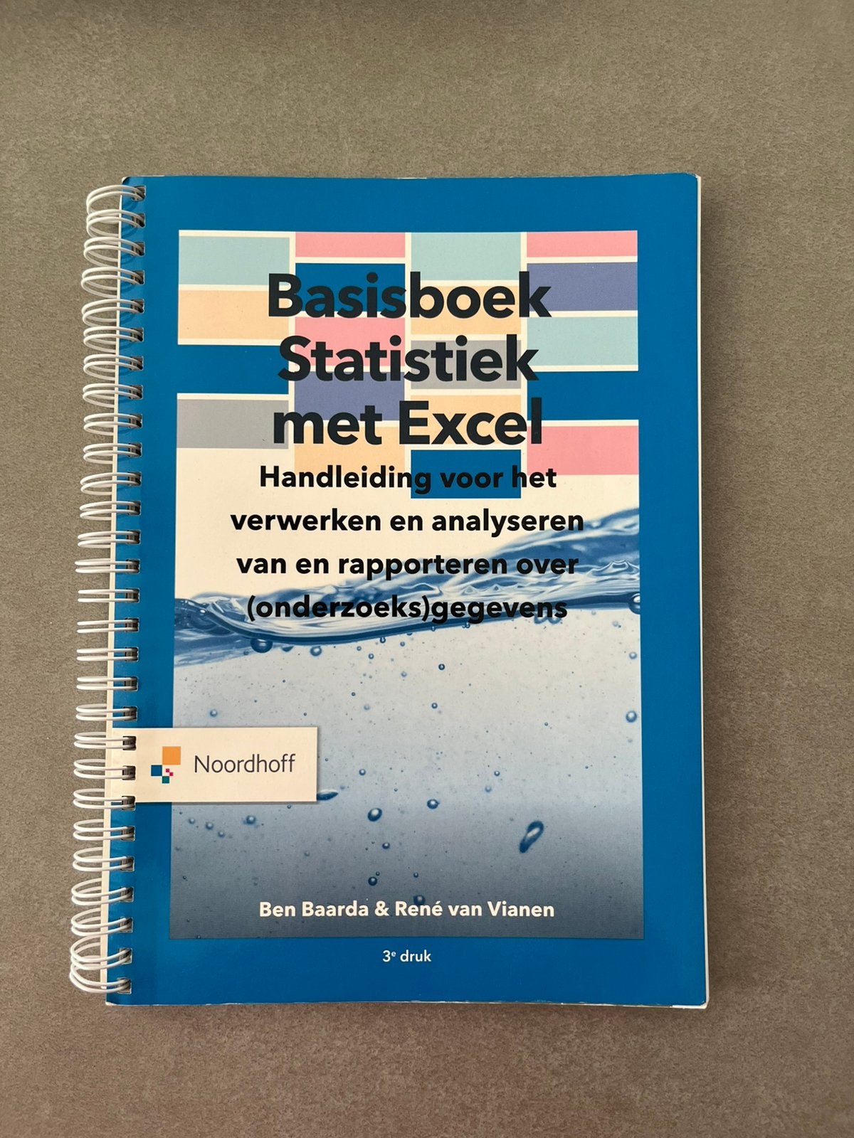 Basisboek Statistiek met Excel, Sociale wetenschap, Ophalen of Verzenden, Zo goed als nieuw, René van Vianen; Ben Baarda