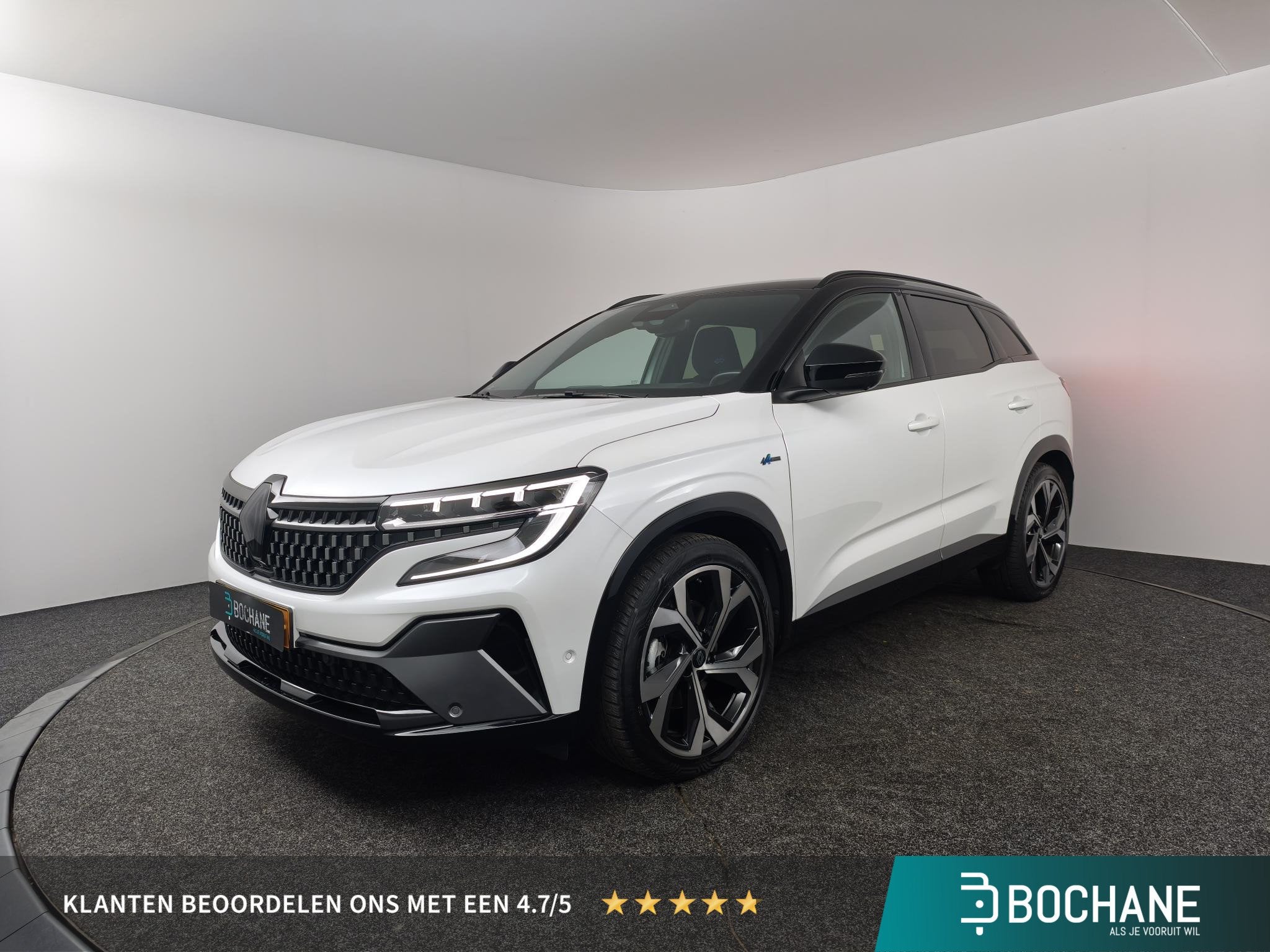 Renault Austral 1.2 E-Tech full hybrid 200 iconic esprit Alp, Auto's, Gebruikt, 1199 cc, Wit, Bedrijf