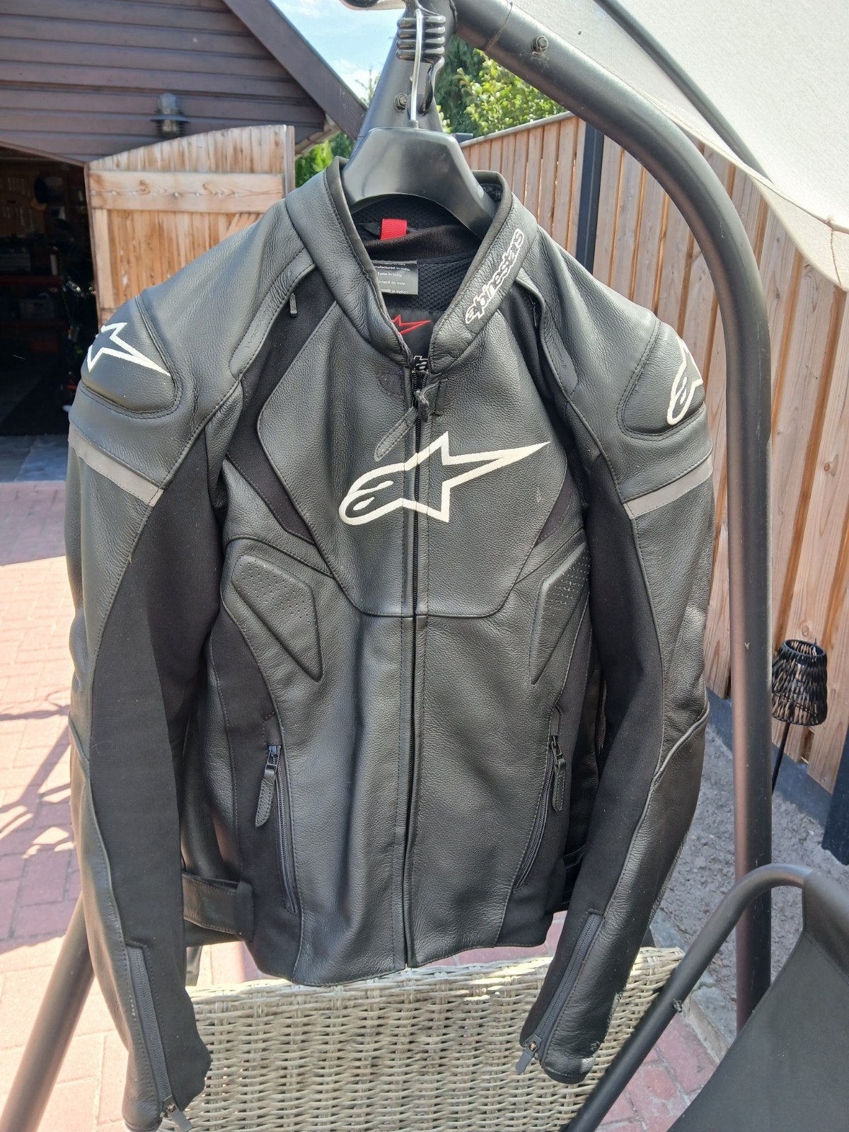 Alpinestars leren motorjas maat 54, Motoren, Kleding | Motorkleding, Ophalen, Tweedehands, Dames, Jas | leer
