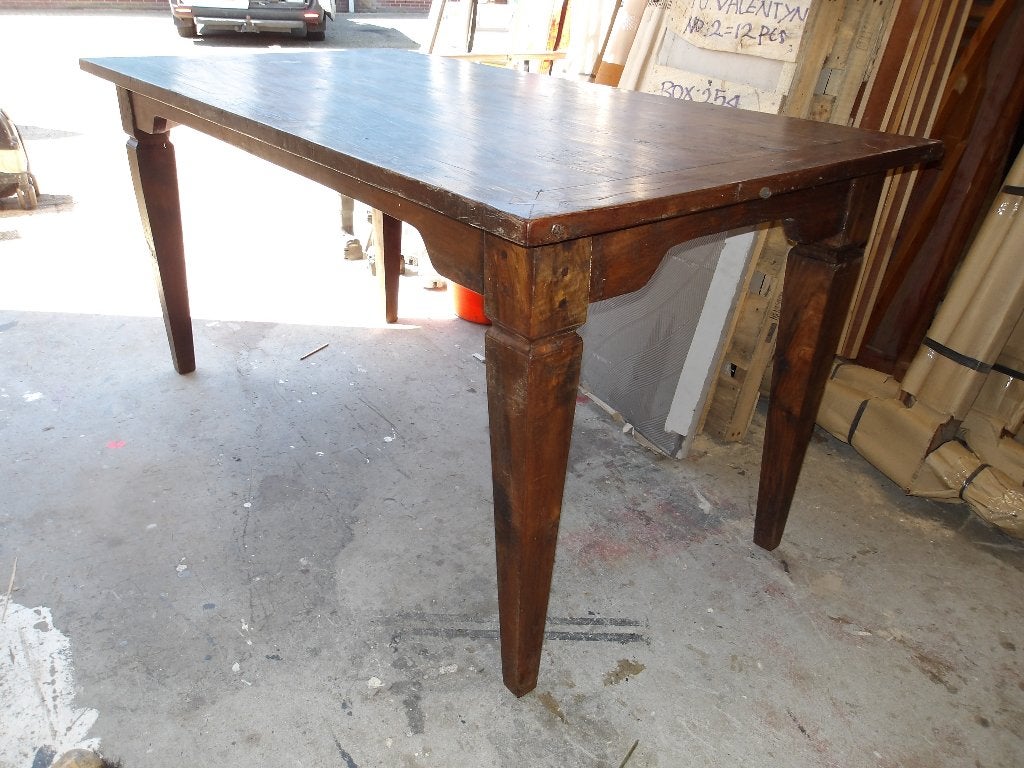 Teak houten tafel, Ophalen, Gebruikt, Teakhout, 50 tot 100 cm