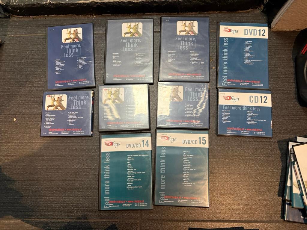 Club joy yoga dvd en cd 5-15 6 stuks, Cursus of Instructie, Yoga, Fitness of Dans, Alle leeftijden, Ophalen of Verzenden