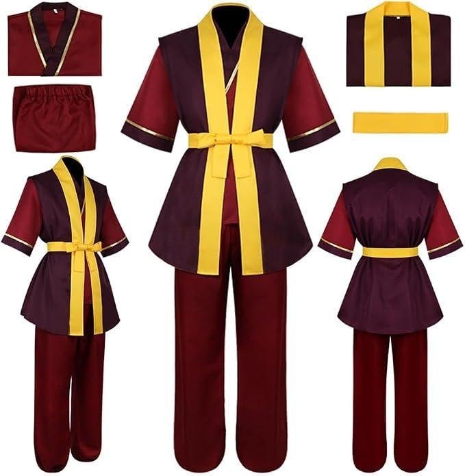 Prins Zuko Kostuum, Avatar Outfit, Ophalen of Verzenden, Zo goed als nieuw, Jongen of Meisje