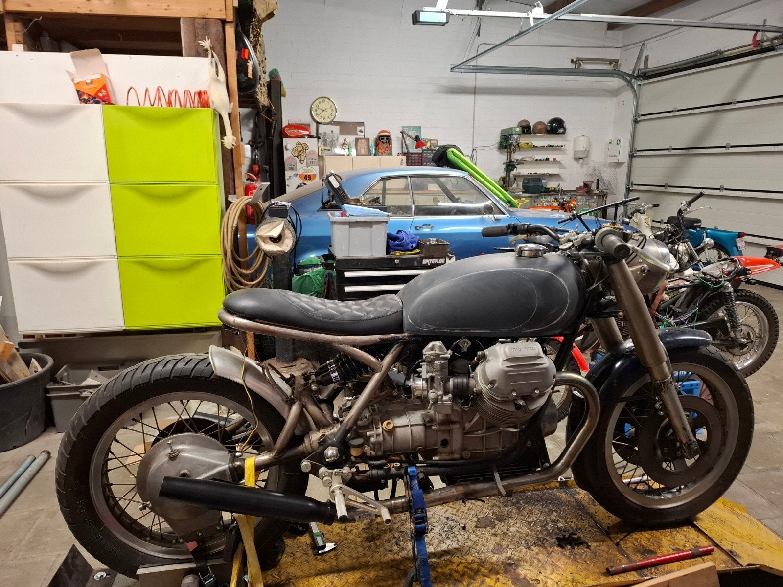 moto guzzi special, Ophalen