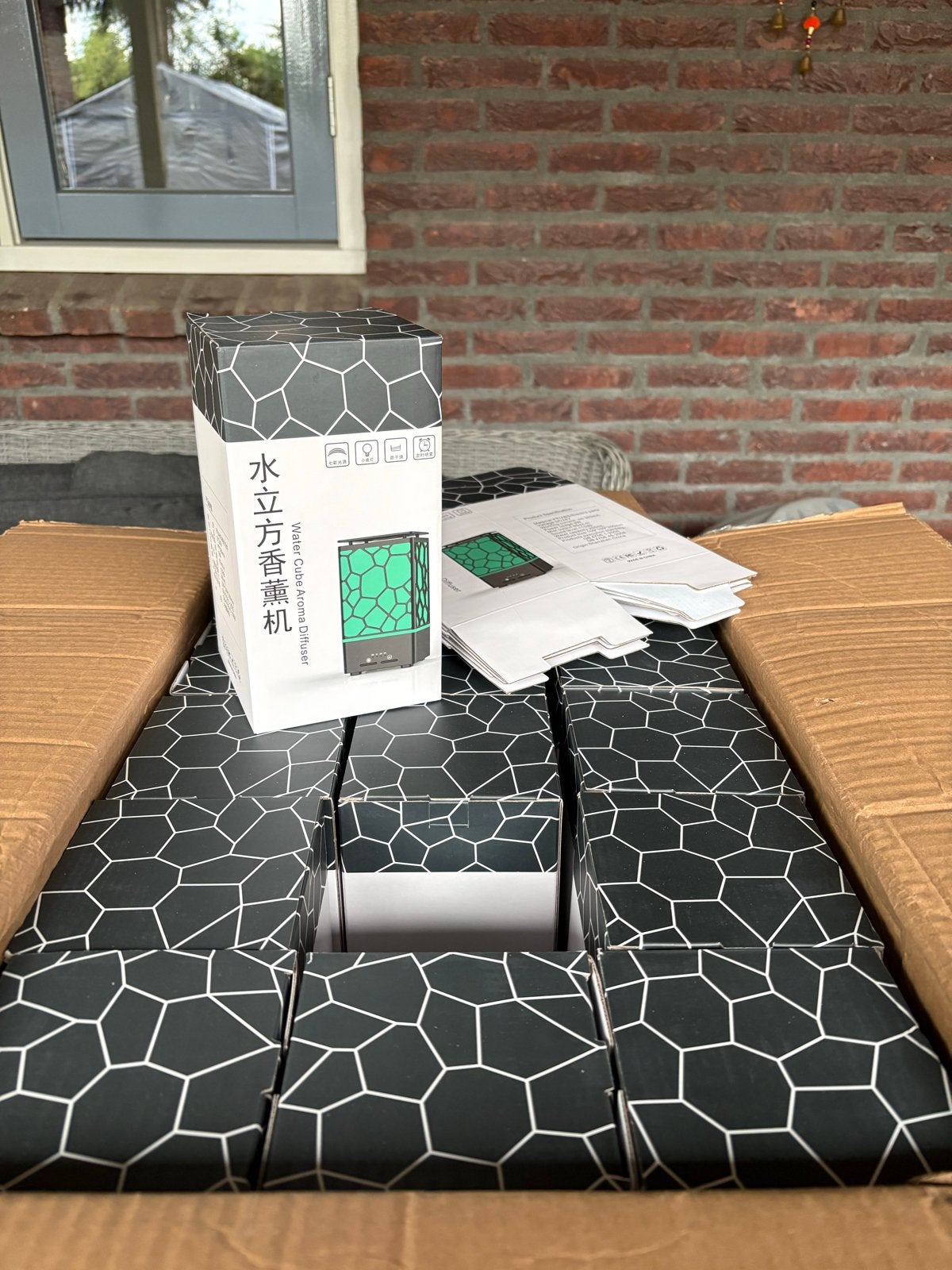 Partij Water Cube Aroma Diffusers - Wit en Zwart, Ophalen of Verzenden, Nieuw