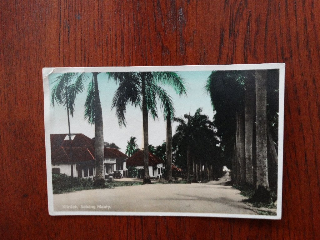 ansicht kaart uit nederlands indie 1932, Ophalen of Verzenden, 1920 tot 1940, Buiten Europa
