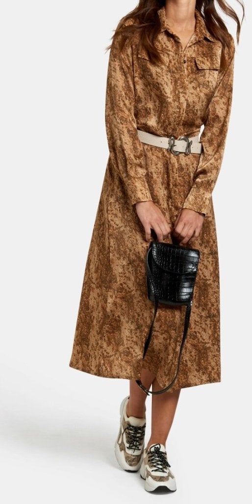 Eksept maxi dress NIEUW maat XS, Kleding | Dames, Bruin, Nieuw, Ophalen of Verzenden, Eksept