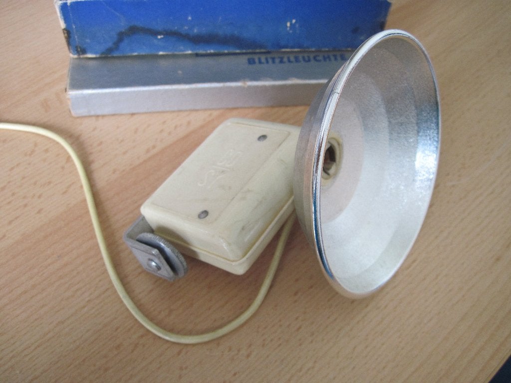 265 - CO SY Lampjesflitser/Condensator Blitzleuchte in doos, Verzamelen, Ophalen of Verzenden, 1960 tot 1980, Flitser