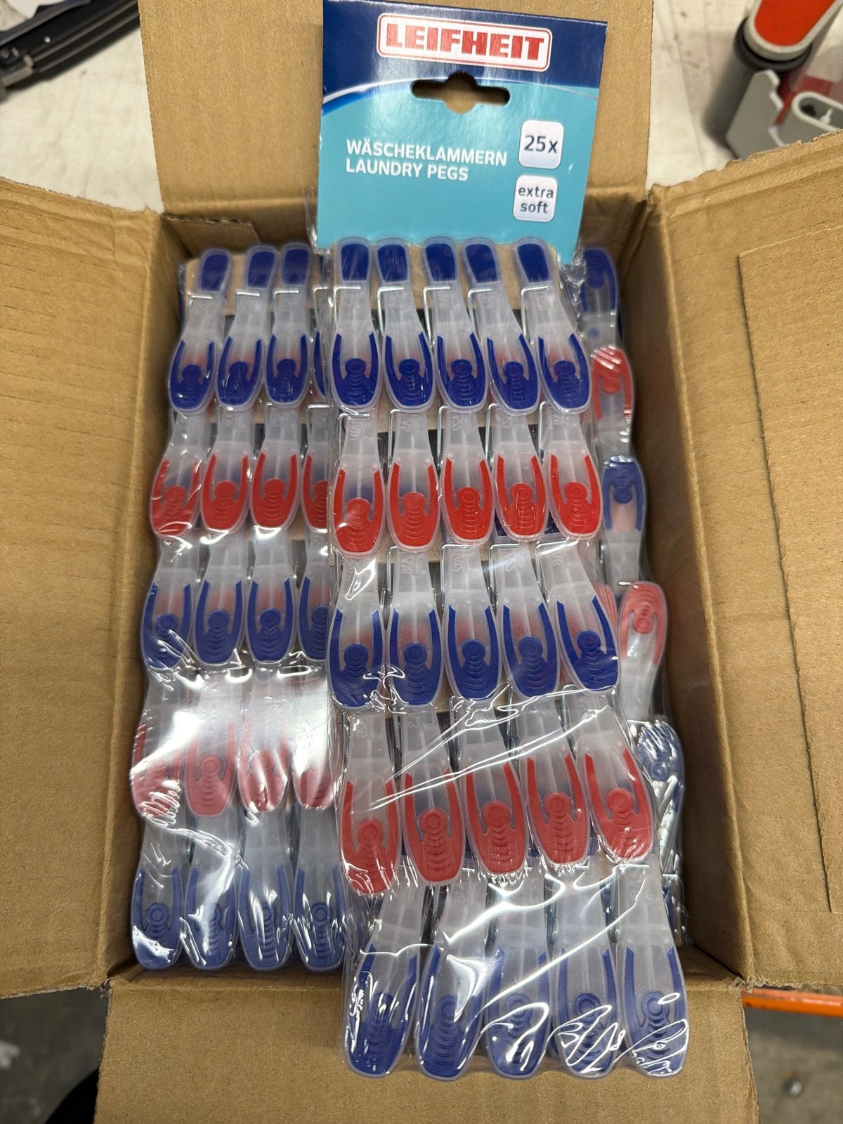 Leifheit Wasknijpers - 10x25 stuks, extra zacht, Overige typen, Ophalen of Verzenden, Nvt, Nvt